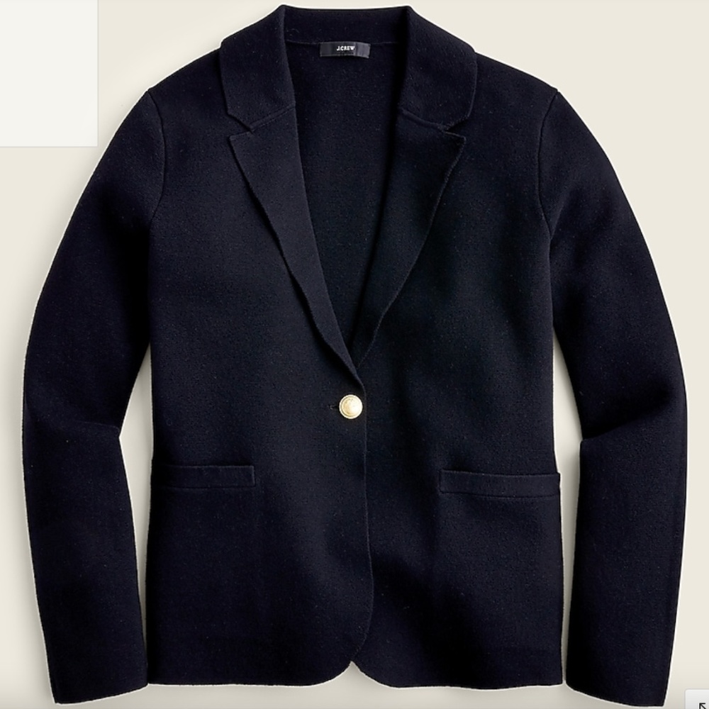 J.Crew Camille Shrunken Sweater Blazer for women